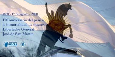  170 aniversario del paso a la inmortalidad de nuestro Libertador General José de San Martín 