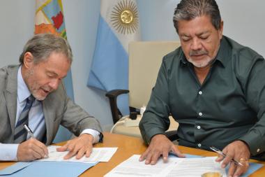 Foto noticia UOCRA - Convenio entre la Fundación UOCRA y el Ministerio de Justicia Bonaerense