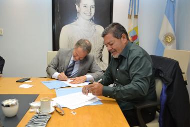 Foto noticia UOCRA - Convenio entre la Fundación UOCRA y el Ministerio de Justicia Bonaerense