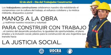Foto noticia UOCRA - Día del Trabajador Constructor