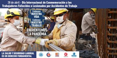 Foto noticia Internacional - Día Internacional de Conmemoración a los Trabajadores Fallecidos o Lesionados por Accidentes de Trabajo