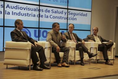 Foto noticia UOCRA - Gerardo Martínez: Jornada de presentación de materiales audiovisuales de Salud y Seguridad para la Industria de la Construcción
