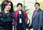 Foto noticia Internacional - Gerardo Martinez acompañó a Cristina Fernandez de Kirchner en la reunión que sostuvo en la cumbre del G-20
