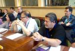 Foto noticia Internacional - Gerardo Martínez junto a miembros del Consejo de Administración y Victor Baez, Secretario General de la CSA, realizaron la Reunión de las trabajadoras y trabajadores de las Américas.