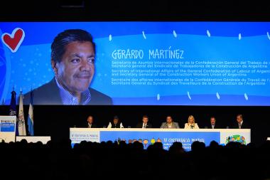 Foto noticia Internacional - Gerardo Martínez participó de la IV Conferencia Mundial para la Erradicación del Trabajo Infantil.