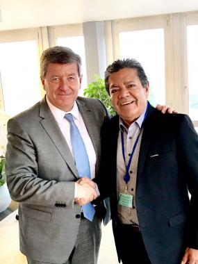 Foto noticia Internacional - Gerardo Martinez se reunió con Guy Ryder