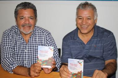 Foto noticia UOCRA - Gerardo Martínez y Luís Cáceres encabezaron la presentación del nuevo Pasaporte Ladrillero