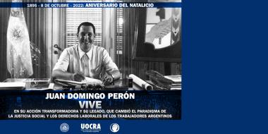 Foto noticia UOCRA - Juan Domingo Perón Vive