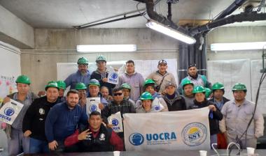 Foto noticia UOCRA - Mas acciones de formación en salud y seguridad SST - UOCRA