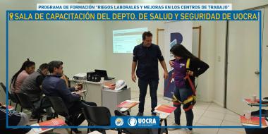 Foto noticia UOCRA - NUEVAS ACTIVIDADES DE FORMACIÓN CONJUNTAS ENTRE EL DEPARTAMENTO DE SST - UOCRA y PROVINCIA ART