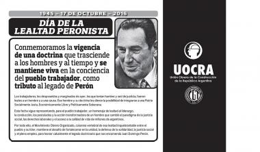 PERONIST LOYALTY DAY