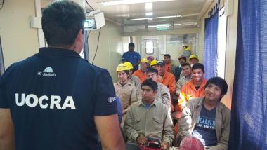 Foto noticia UOCRA - Programa de Formación de salud y seguridad para trabajadores