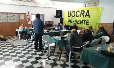 Foto noticia UOCRA - Programa de Formación Integral entre la SRT, CAMARCO y UOCRA