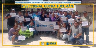Foto noticia UOCRA - PROGRAMA NACIONAL DE FORMACIÓN SINDICAL EN SALUD y SEGURIDAD EN EL TRABAJO