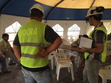 Foto noticia UOCRA - Programa Nacional de Relevamiento de condiciones de trabajo 