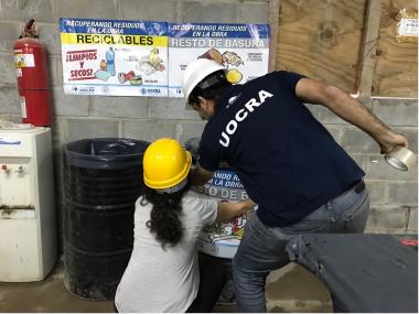 Foto noticia UOCRA - Programa Reciclando Residuos en Obras