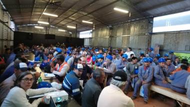 TALKS ON DIFFUSION OF DIFFERENT PROGRAMMES CARRIED OUT BY ARGENTINEAN BUILDING WORKERS' UNION 