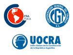 Foto noticia Internacional - UOCRA disertó  sobre sindicalismo y comunicación en encuentro de CSA