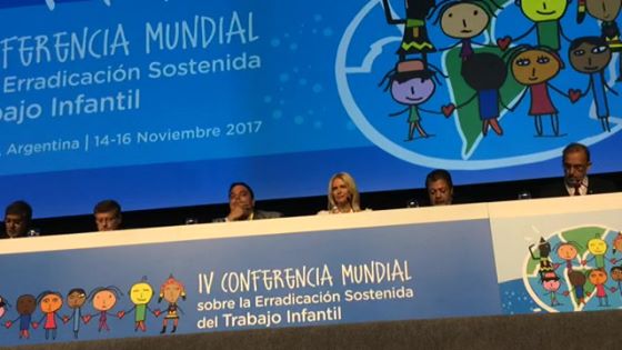 Gerardo Martinez en la #apertura de la IV Conferencia Mundial sobre la Erradicación Sostenida del Trabajo Infantil NO al Trabajo Infantil!