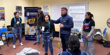Foto noticia UOCRA - El Departamento de Salud y Seguridad particip&oacute; de Expo Formaci&oacute;n 2026 con una charla sobre trabajos en altura