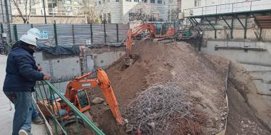 Foto noticia UOCRA - Acciones de prevenci&oacute;n y relevamiento en la obra BYC de CABA