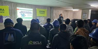 Foto noticia UOCRA - Jornada de capacitaci&oacute;n sobre Buenas Pr&aacute;cticas Ambientales en la obra Lafinur