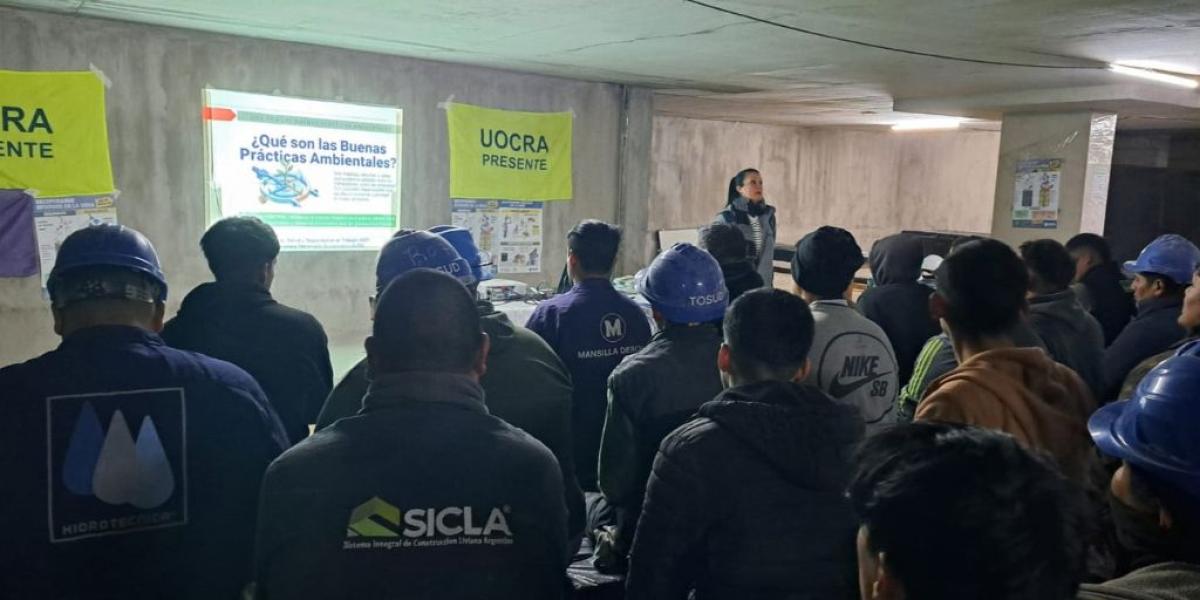 Jornada de capacitaci&oacute;n sobre Buenas Pr&aacute;cticas Ambientales en la obra Lafinur