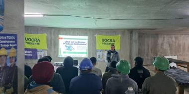Foto noticia UOCRA - Jornada de capacitaci&oacute;n sobre Buenas Pr&aacute;cticas Ambientales en la obra Lafinur