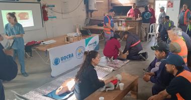 Foto noticia SST - Capacitaci&oacute;n en RCP y Primeros Auxilios en Puertos Escobar