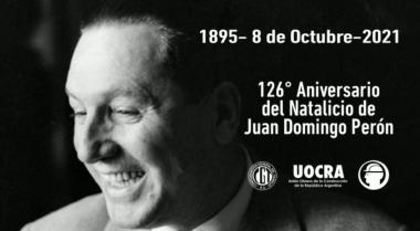 Foto noticia UOCRA - 126° Aniversario del Natalicio de Juan Domingo Perón