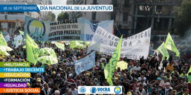 Foto noticia UOCRA - 16 de septiembre - Dia Nacional de la Juventud.