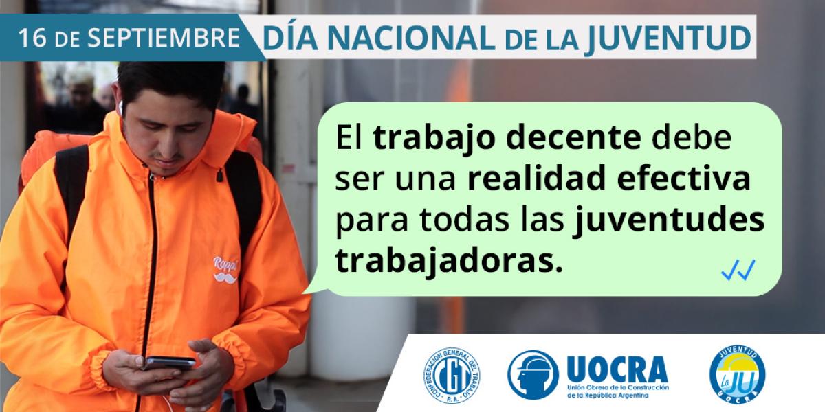 16 de septiembre – Día Nacional de la Juventud.