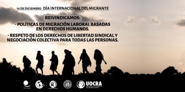 18 de Diciembre - Día Internacional del Migrante.