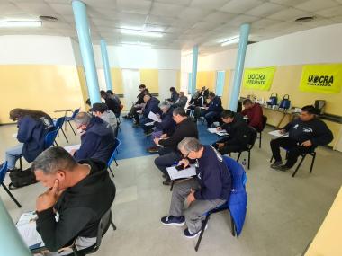 Foto noticia UOCRA - 2da. JORNADA DE LAS ACTIVIDADES DE FORMACIÓN EN SALUD Y SEGURIDAD CONJUNTAS ENTRE EL DEPARTAMENTO DE SST - UOCRA Y PROVINCIA ART