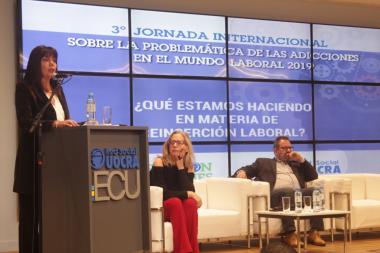 Foto noticia UOCRA - 3ra Jornada Internacional sobre la problemática de las adicciones en el mundo laboral 2019