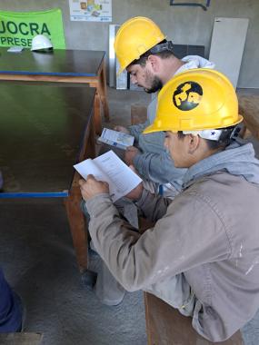 Foto noticia UOCRA - ACCIONES DE CAPACITACIÓN SOBRE BUENAS PRÁCTICAS AMBIENTALES EN LAS OBRAS