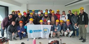 Foto noticia UOCRA - Acciones de capacitación sobre la Resolución SRT 61/23 - Medidas de seguridad en altura