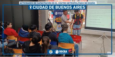 Foto noticia UOCRA - ACCIONES DE FORMACIÓN EN SALUD Y SEGURIDAD PARA ALUMNOS DE ESCUELAS TÉCNICAS DE LA ESPECIALIDAD DE CONSTRUCCIÓN DE LA CIUDAD AUTÓNOMA DE BUENOS AIRES