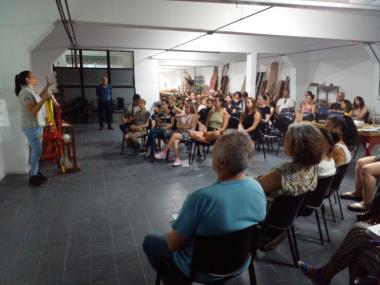 Foto noticia UOCRA - ACCIONES DEL PROGRAMA NACIONAL DE FORMACIÓN EN SALUD Y SEGURIDAD EN EL TRABAJO, DEL DEPARTAMENTO DE SALUD Y SEGURIDAD EN EL TRABAJO (SST) DE UOCRA Y LA DIRECCIÓN DE LA ESCUELA TALLER DEL CASCO HISTÓRICO DE LA CIUDAD DE BUENOS AIRES.