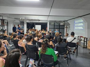 Foto noticia UOCRA - ACCIONES DEL PROGRAMA NACIONAL DE FORMACIÓN EN SALUD Y SEGURIDAD EN EL TRABAJO, DEL DEPARTAMENTO DE SALUD Y SEGURIDAD EN EL TRABAJO (SST) DE UOCRA Y LA DIRECCIÓN DE LA ESCUELA TALLER DEL CASCO HISTÓRICO DE LA CIUDAD DE BUENOS AIRES.