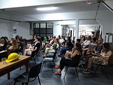 Foto noticia SST - ACCIONES DEL PROGRAMA NACIONAL DE FORMACIÓN EN SALUD Y SEGURIDAD EN EL TRABAJO, DEL DEPARTAMENTO DE SALUD Y SEGURIDAD EN EL TRABAJO (SST) DE UOCRA Y LA DIRECCIÓN DE LA ESCUELA TALLER DEL CASCO HISTÓRICO DE LA CIUDAD DE BUENOS AIRES.