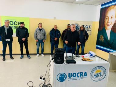 Foto noticia SST - ACTIVIDADES DE FORMACIÓN CONJUNTAS ENTRE EL DEPARTAMENTO DE SST - UOCRA, LA SECCIONAL DE UOCRA SAN JUSTO Y PROVINCIA ART