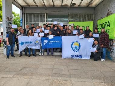 Foto noticia SST - ACTIVIDADES DE FORMACIÓN CONJUNTAS ENTRE EL DEPARTAMENTO DE SST - UOCRA, LA SECCIONAL DE UOCRA SAN JUSTO Y PROVINCIA ART