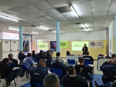 Foto noticia SST - ACTIVIDADES DE FORMACIÓN CONJUNTAS ENTRE EL DEPARTAMENTO DE SST - UOCRA, LA SECCIONAL DE UOCRA SAN JUSTO Y PROVINCIA ART