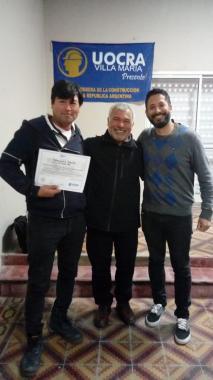 Foto noticia UOCRA - Actividades de Formación en SST entre UOCRA, SRT y CAMARCO