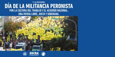 Foto noticia UOCRA -  Día de la militancia peronista
