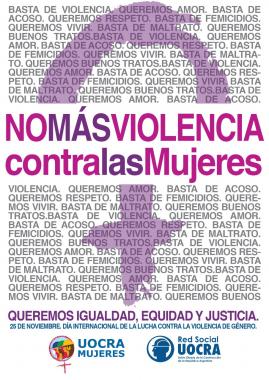 Foto noticia Internacional - DIA INTERNACIONAL DE LA LUCHA CONTRA LA VIOLENCIA DE GÉNERO
