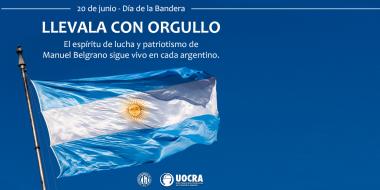 Foto noticia UOCRA - Día de la Bandera