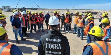 Foto noticia UOCRA - En el Proyecto Oleoducto VMOS (Vaca Muerta Oil Sur), acompañamos las actividades del Comité Mixto de Salud y Seguridad.