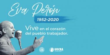 Foto noticia UOCRA - Eva Perón 1952 - 2020
